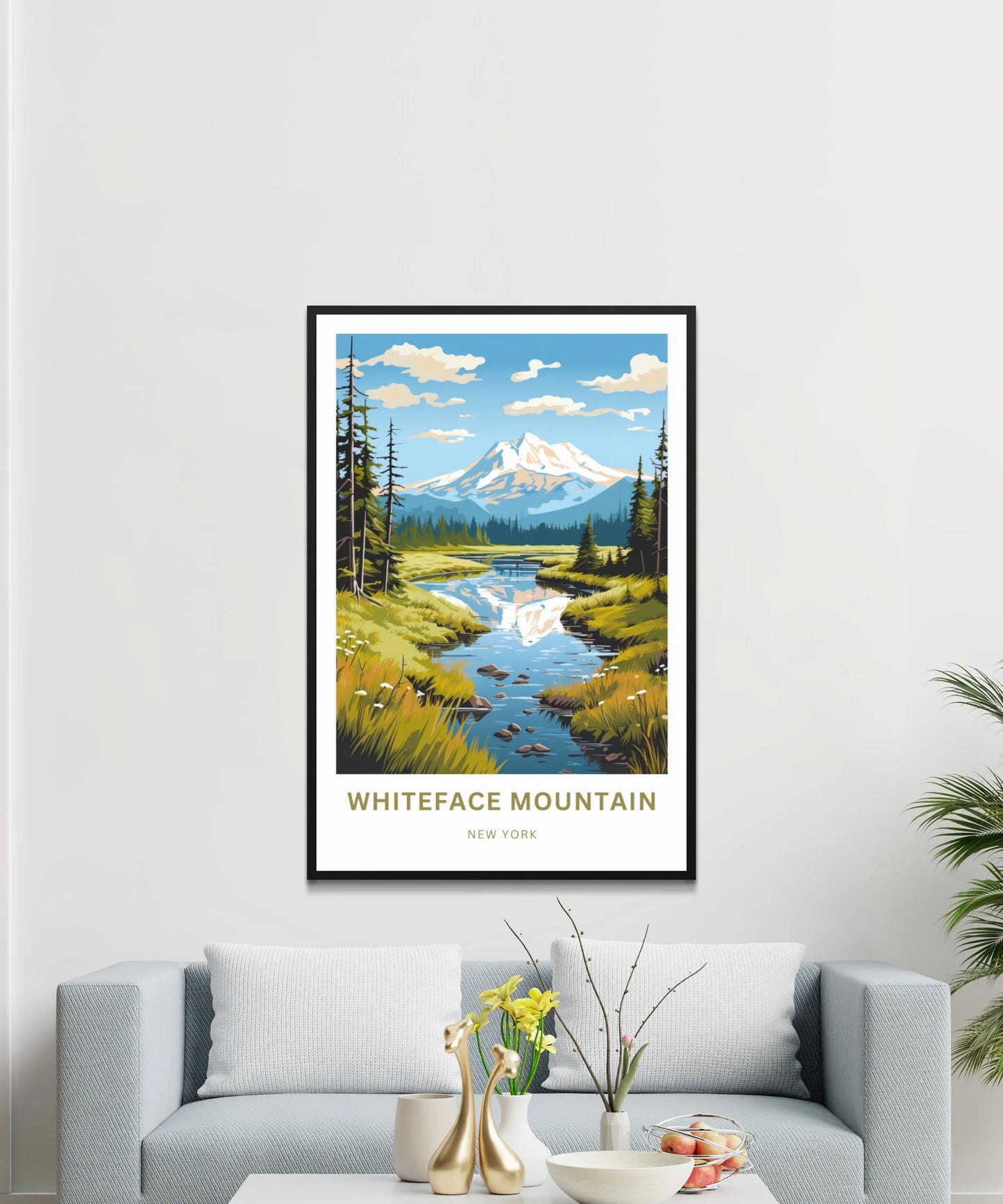 Whiteface Mountain Travel Poster