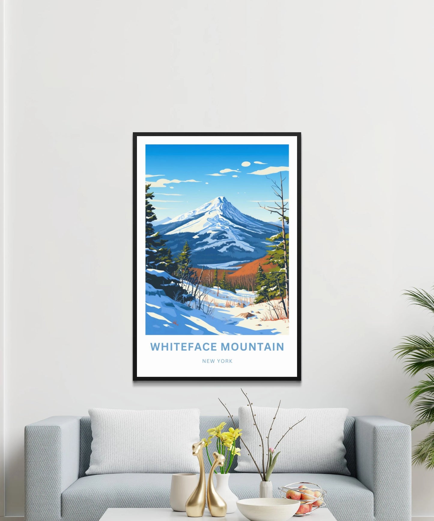 Whiteface Mountain Travel Poster