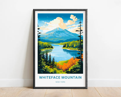 Whiteface Mountain Travel Poster