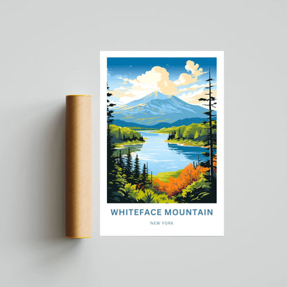 Whiteface Mountain Travel Poster