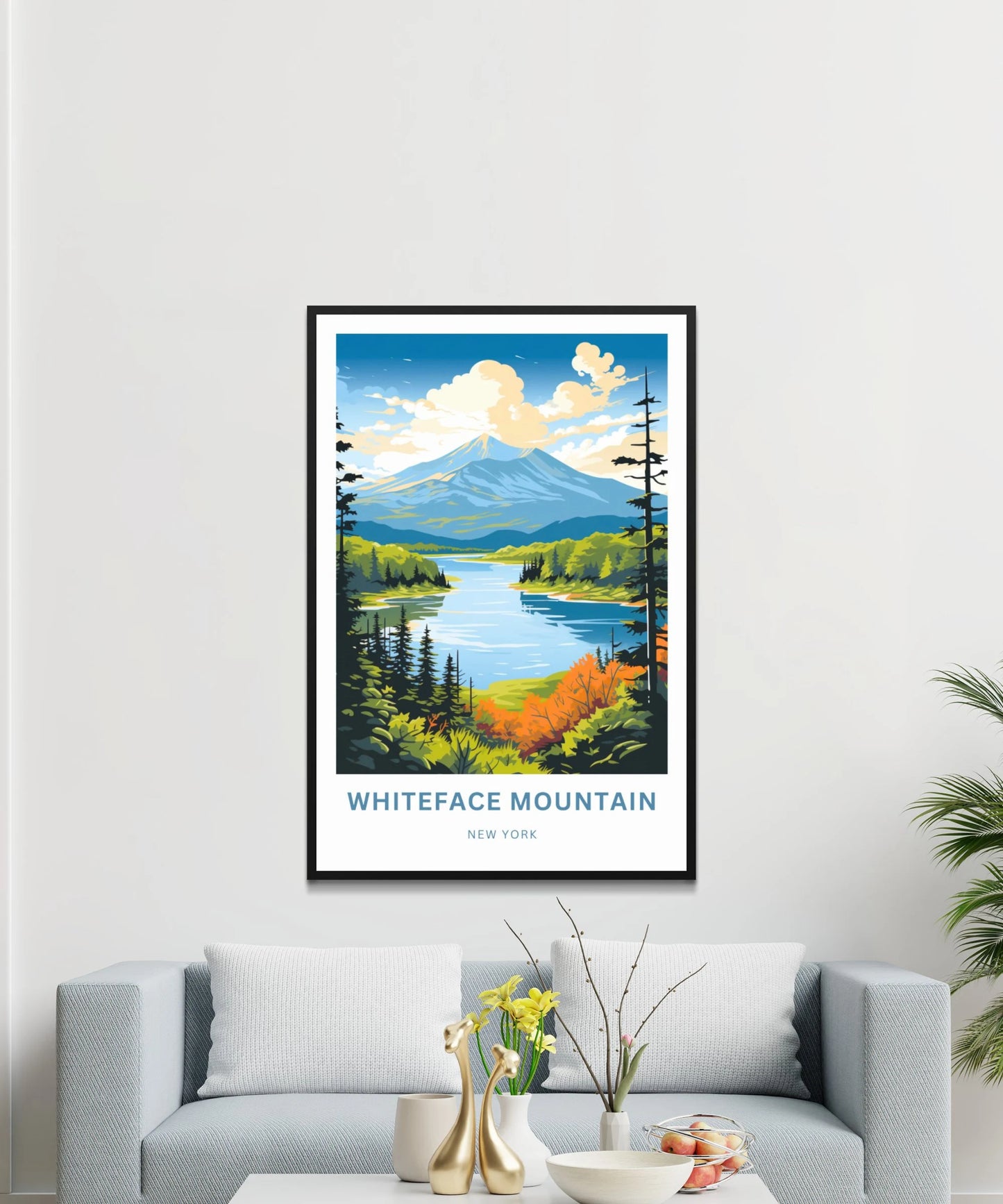 Whiteface Mountain Travel Poster