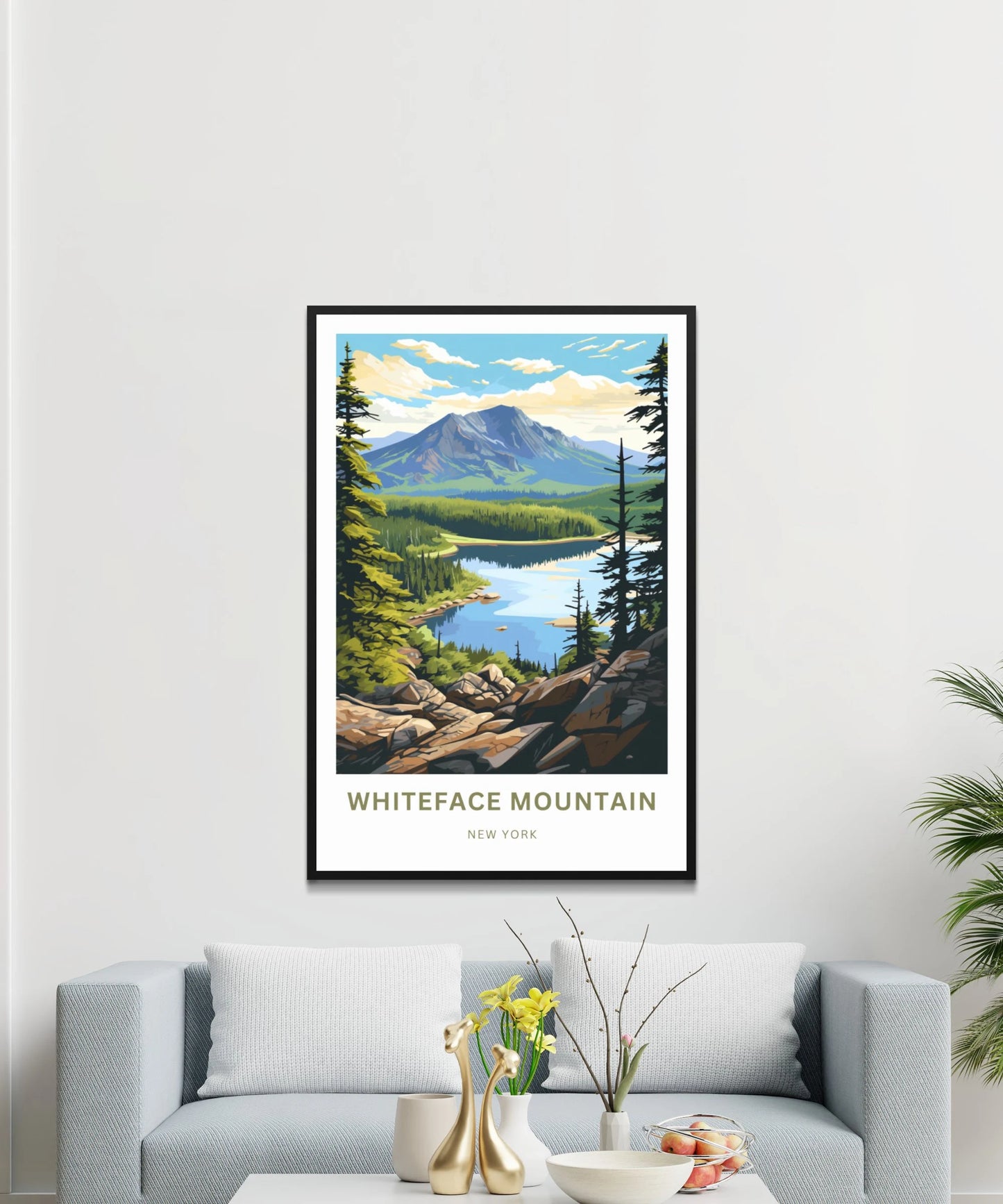 Whiteface Mountain Travel Poster