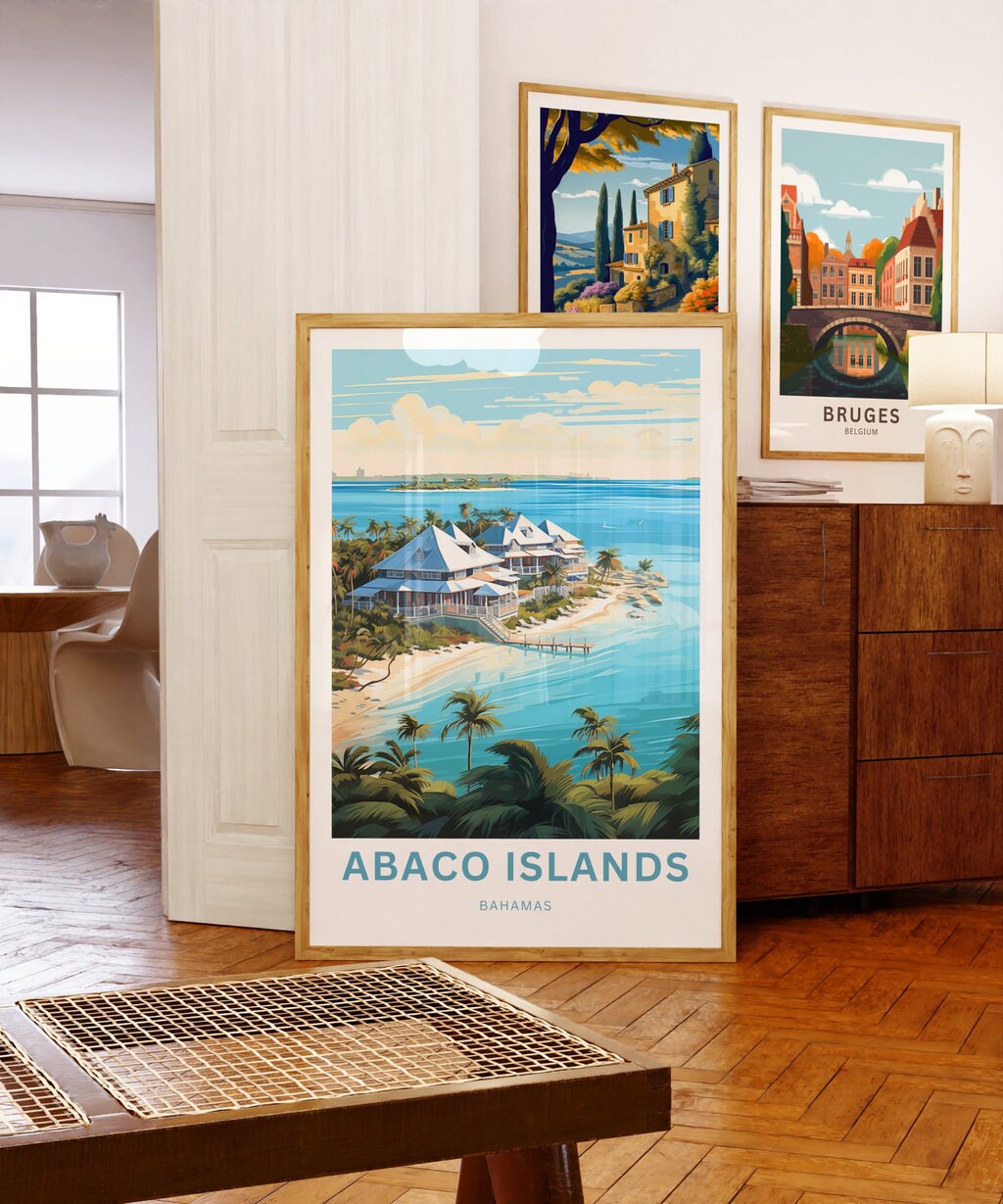 Abaco Islands Travel Poster - Coastal Retreat