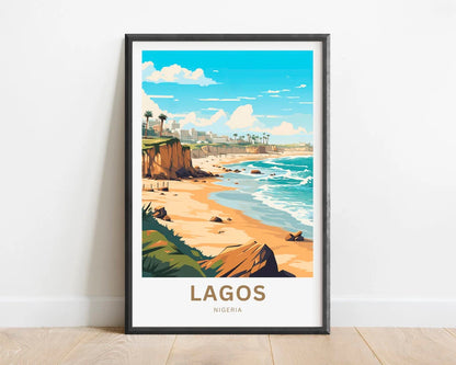 Lagos Travel Poster