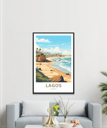Lagos Travel Poster