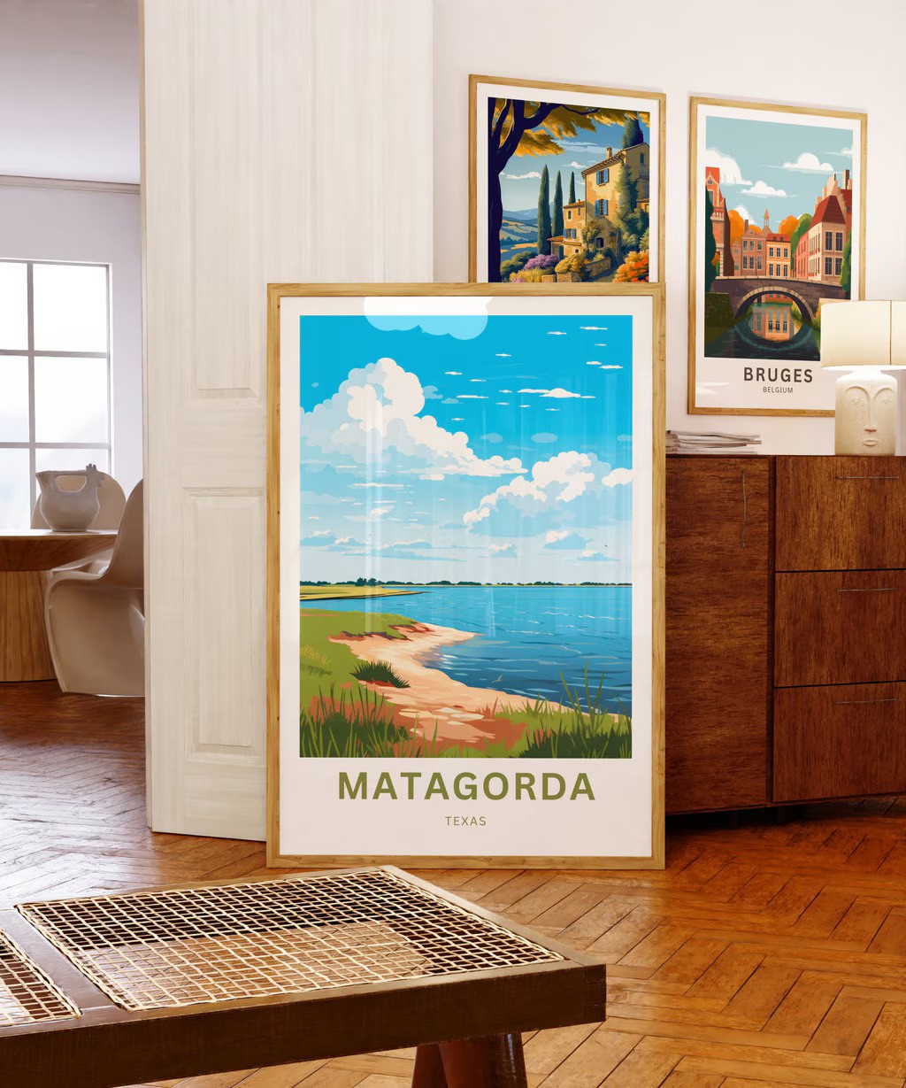 Matagorda Travel Poster