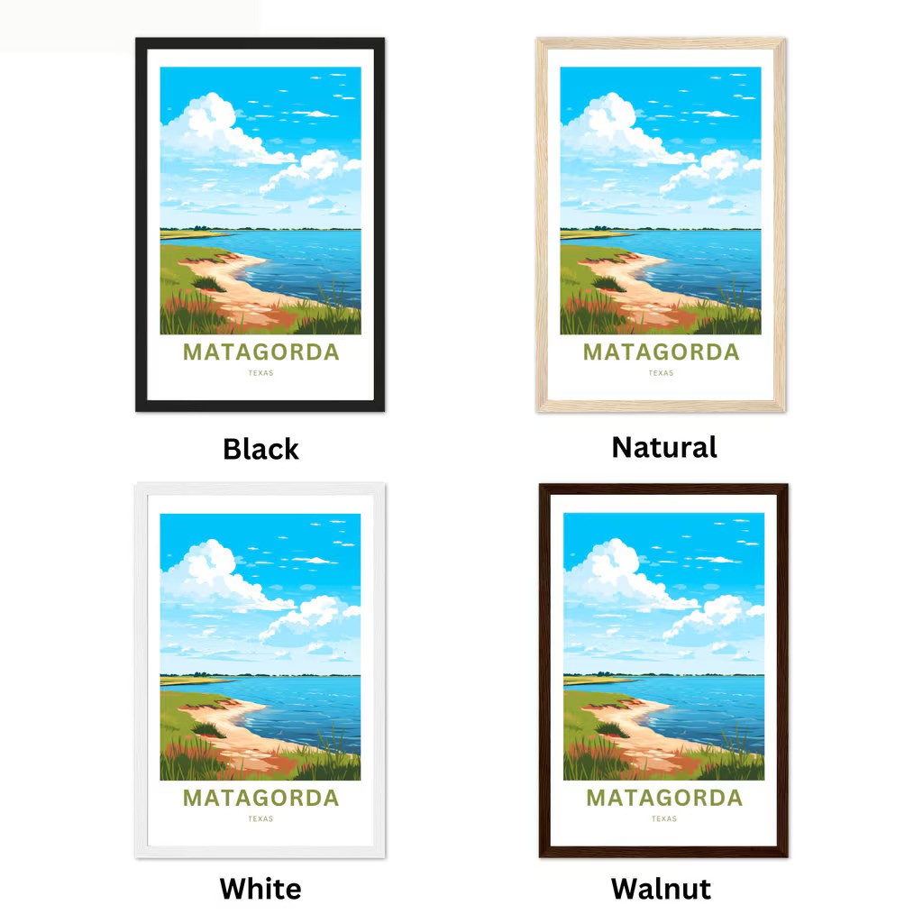 Matagorda Travel Poster