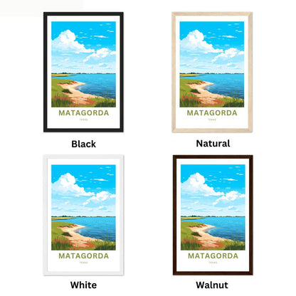 Matagorda Travel Poster