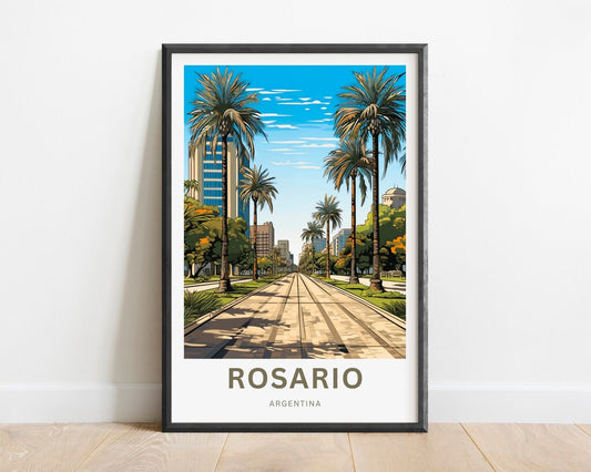 Rosario Travel Poster