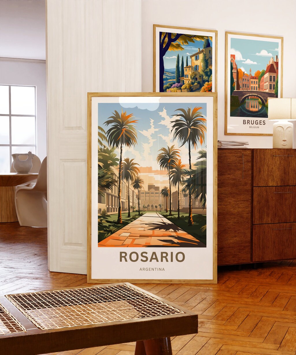 Rosario Travel Poster