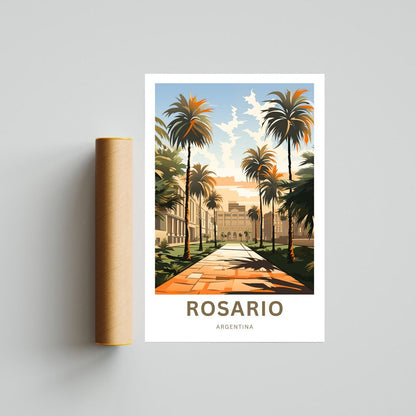 Rosario Travel Poster