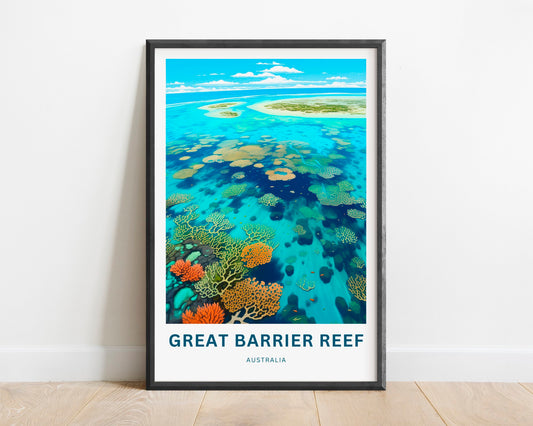 Great Barrier Reef Travel Poster
