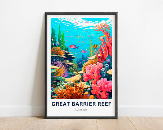 Great Barrier Reef Travel Poster