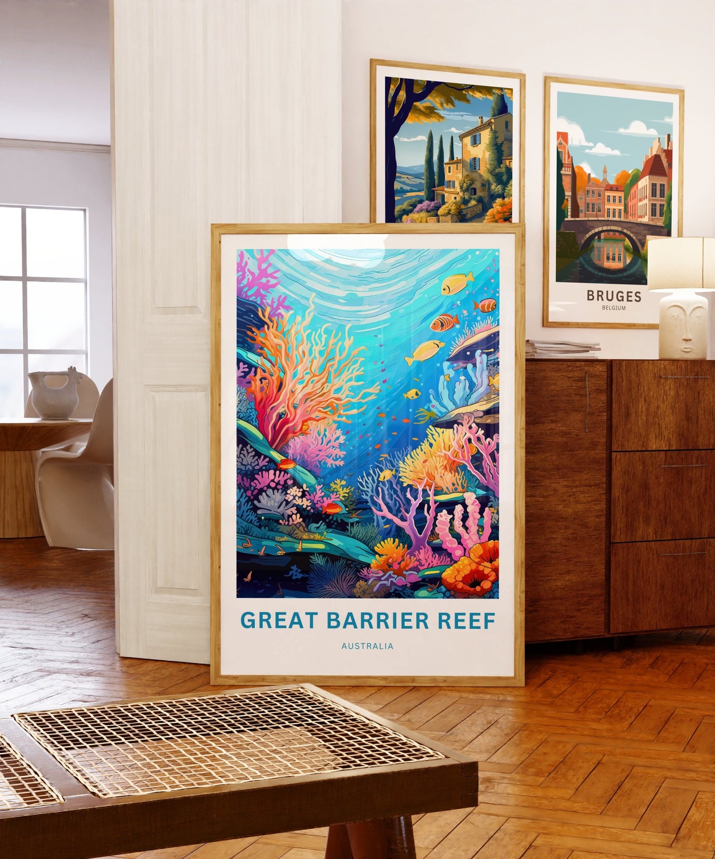 Great Barrier Reef Travel Poster