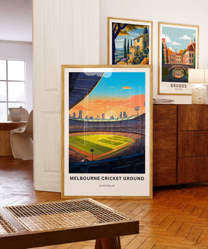 Melbourne Cricket Ground (MCG) Travel Poster
