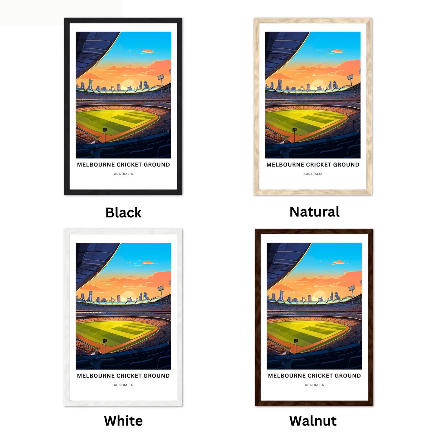 Melbourne Cricket Ground (MCG) Travel Poster