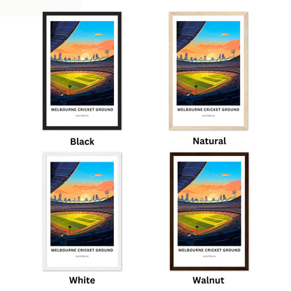 Melbourne Cricket Ground (MCG) Travel Poster