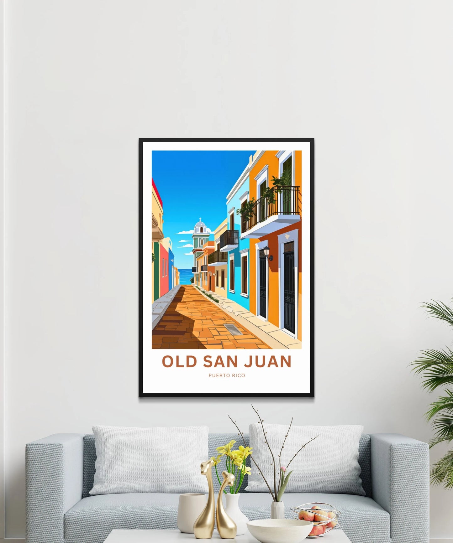 Old San Juan Travel Poster