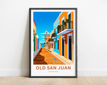 Old San Juan Travel Poster