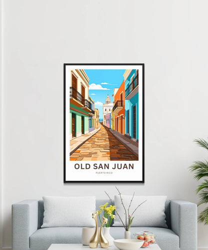 Old San Juan Travel Poster