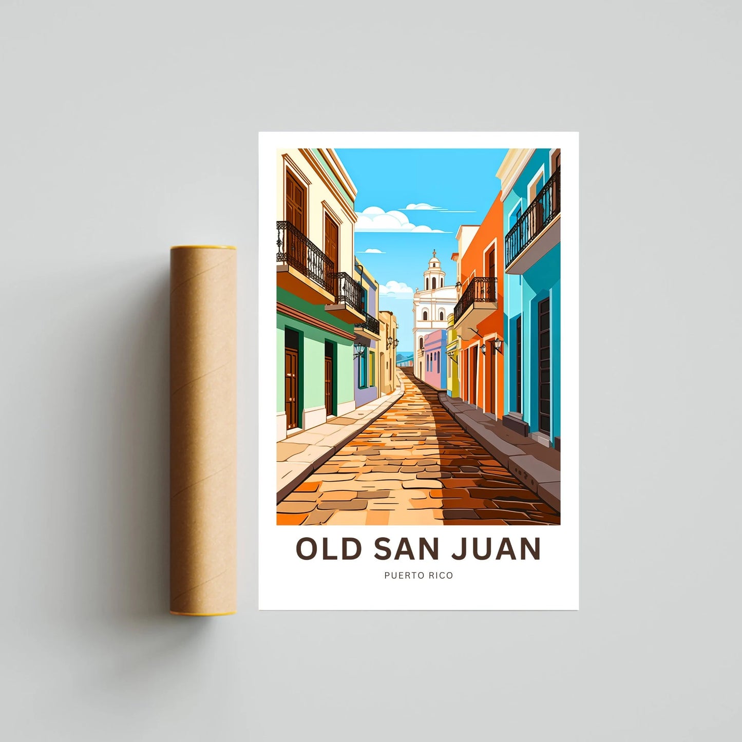 Old San Juan Travel Poster