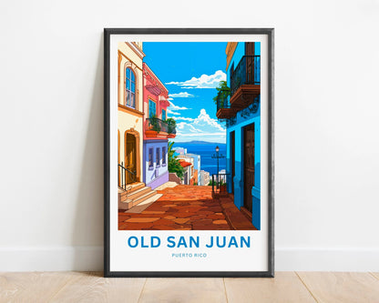 Old San Juan Travel Poster