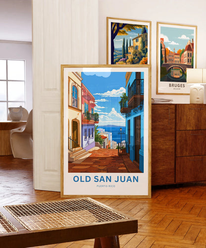 Old San Juan Travel Poster