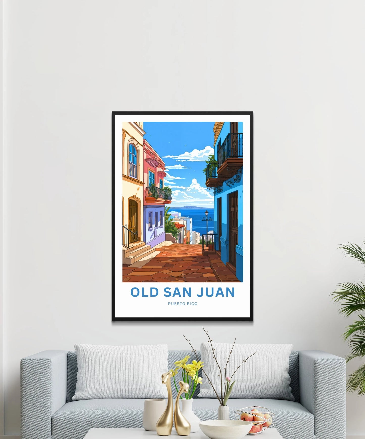 Old San Juan Travel Poster