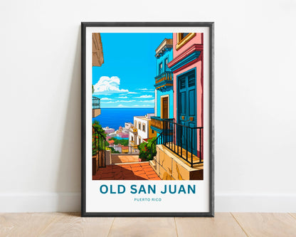 Old San Juan Travel Poster