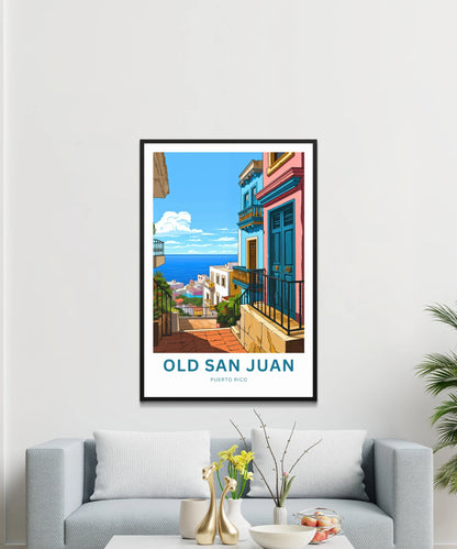 Old San Juan Travel Poster