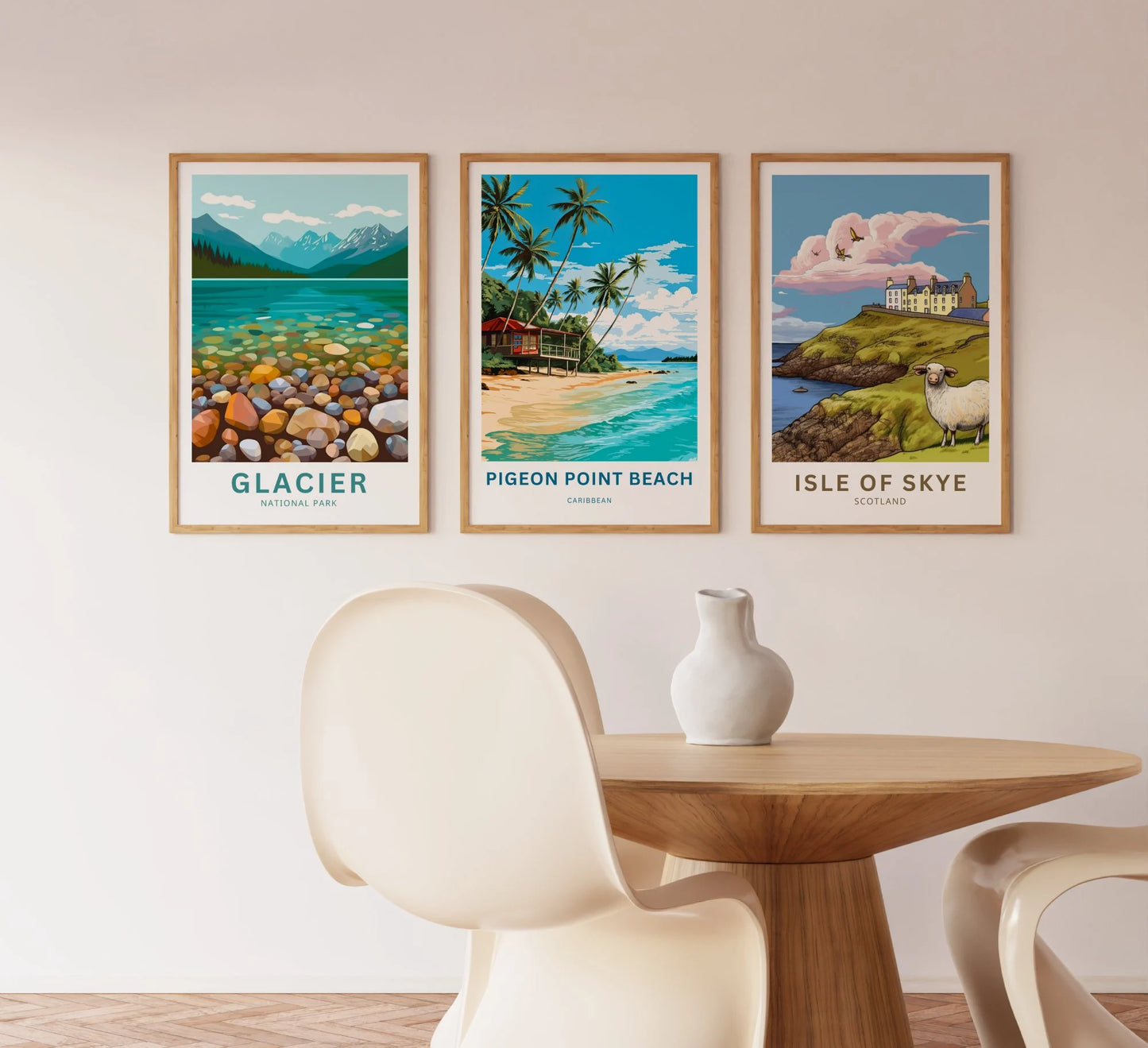 Pigeon Point Beach Travel Poster