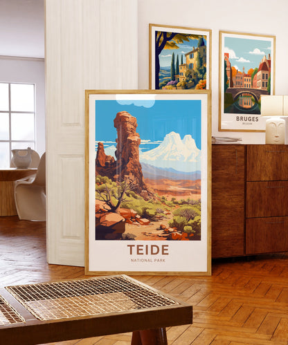 Teide Travel Poster