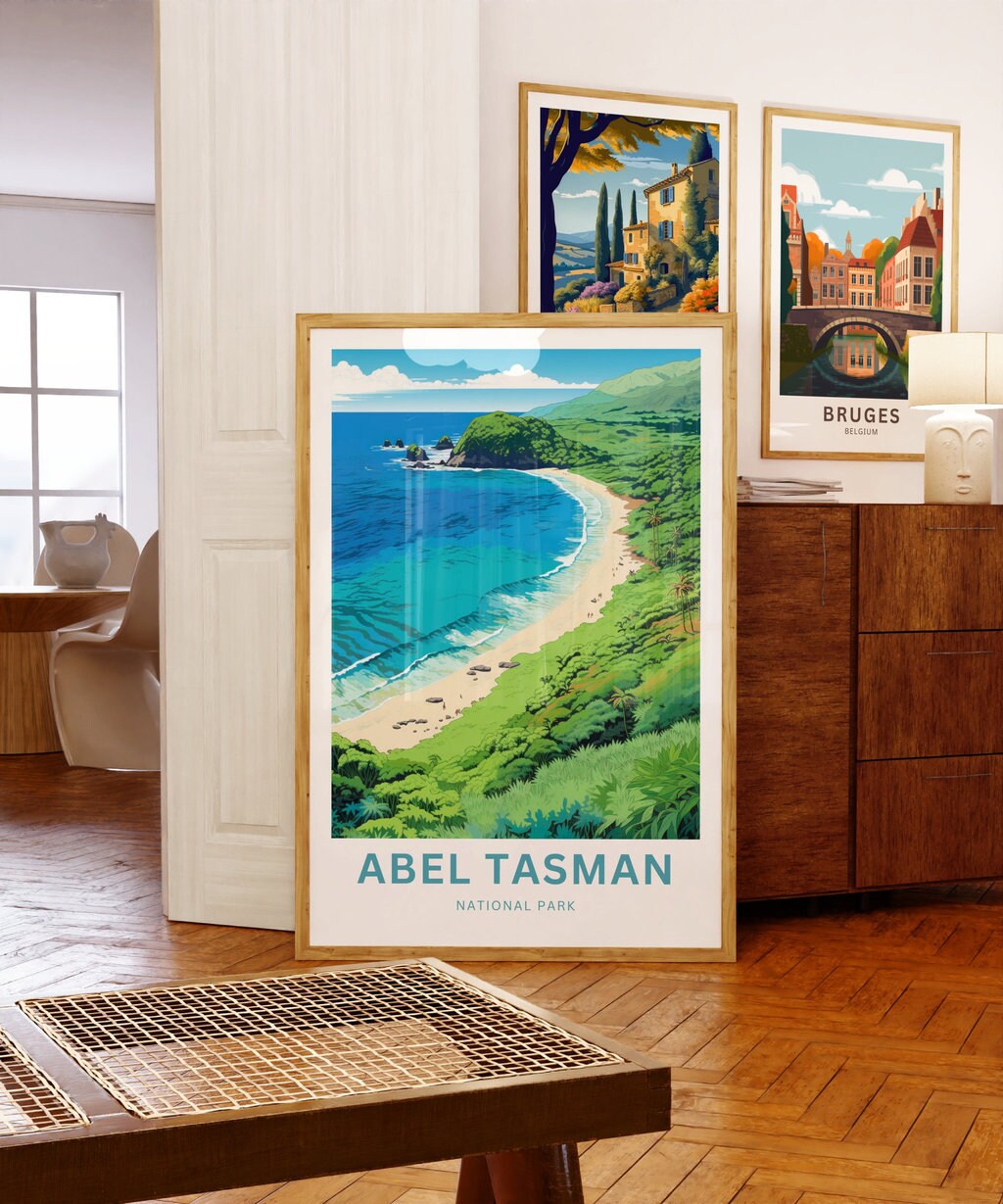 Abel Tasman Park Travel Poster - Senic