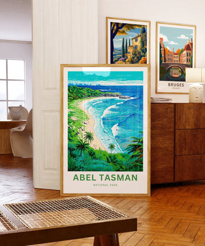 Abel Tasman Park Travel Poster - Scenic View