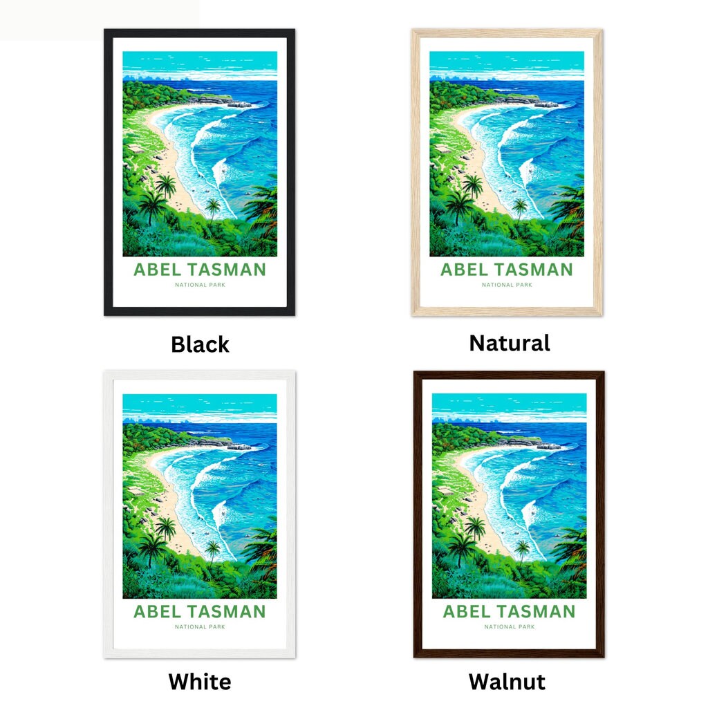 Abel Tasman Park Travel Poster - Scenic View