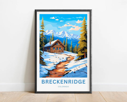 Breckenridge Travel Poster
