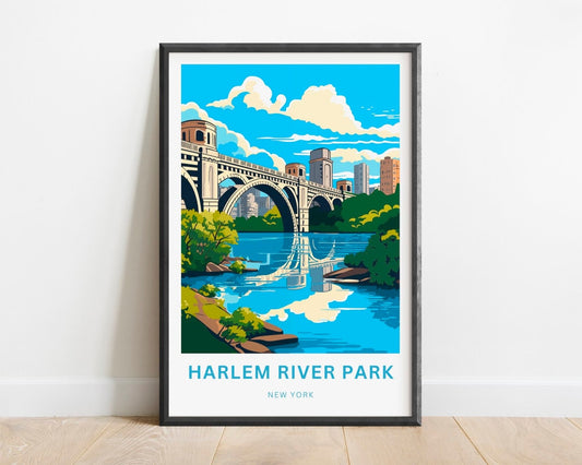 Harlem River Park Travel Poster