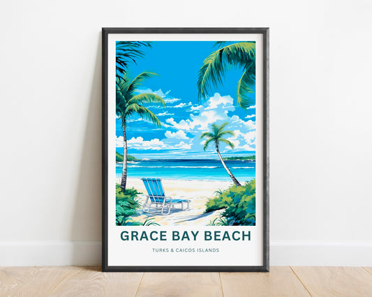Grace Bay Travel Poster