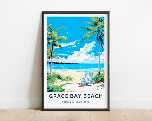 Grace Bay Travel Poster