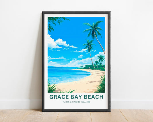 Grace Bay Travel Poster
