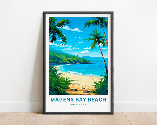 Magens Bay Travel Poster