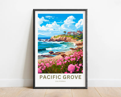 Pacific Grove Travel Poster