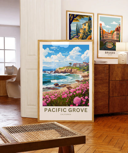 Pacific Grove Travel Poster