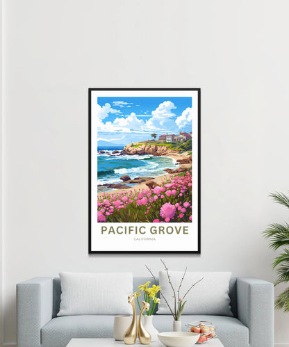 Pacific Grove Travel Poster