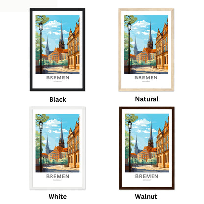 Bremen Travel Poster
