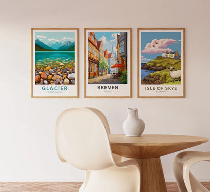 Bremen Travel Poster