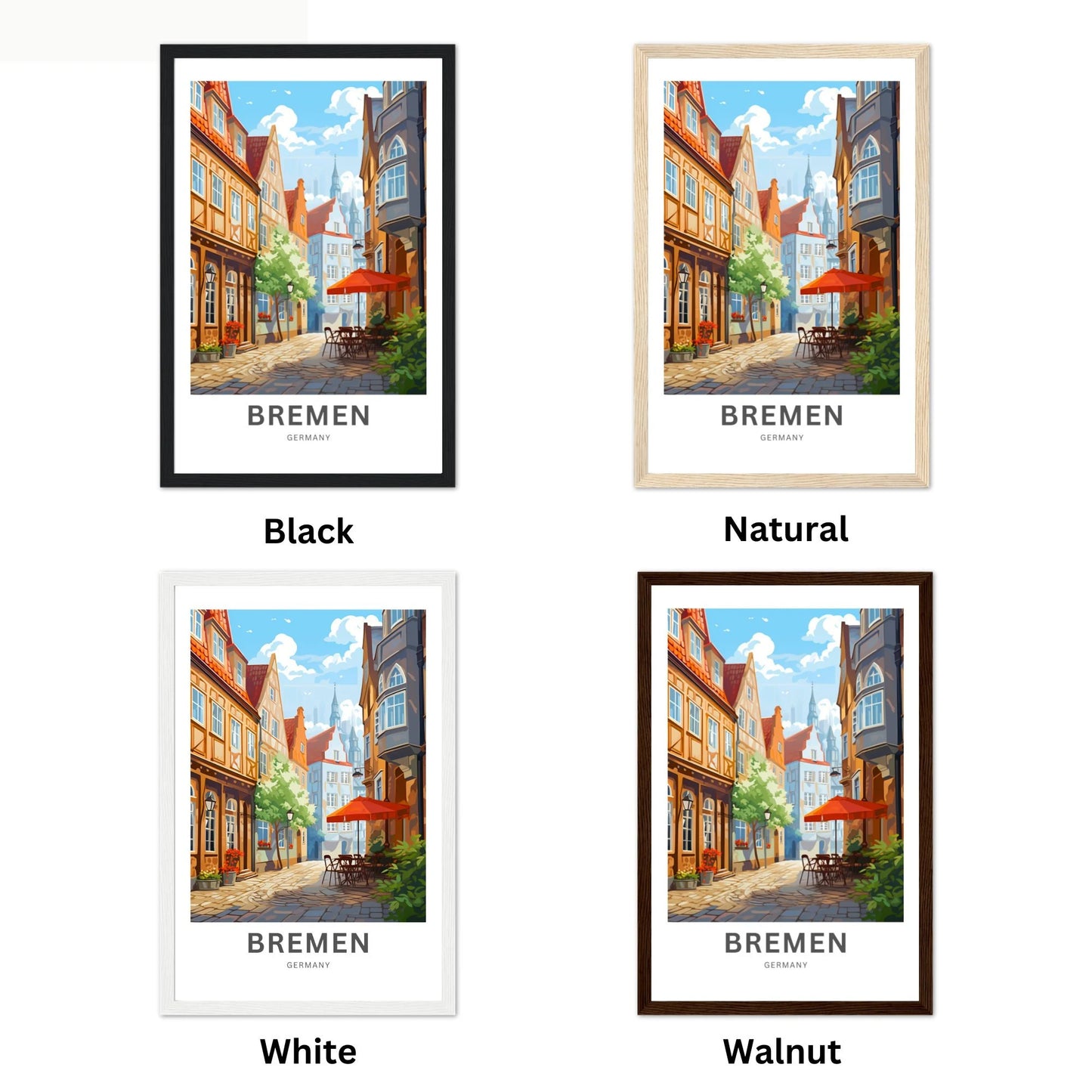 Bremen Travel Poster