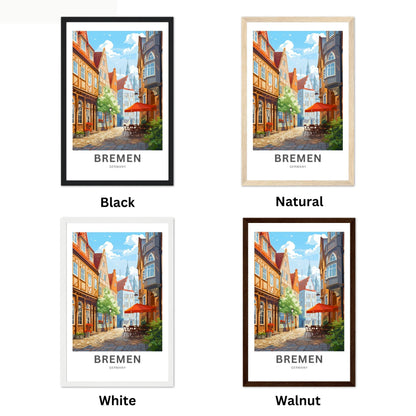 Bremen Travel Poster