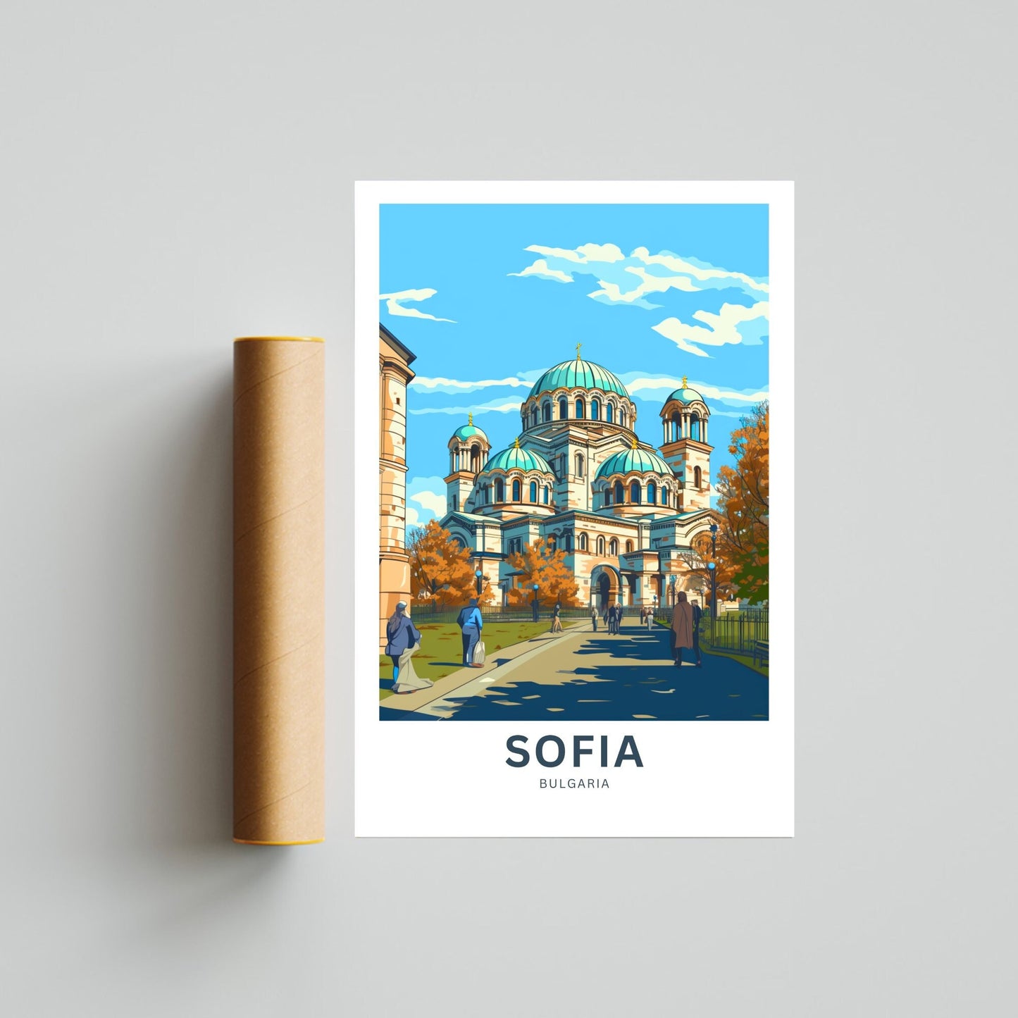 Sofia Travel Poster