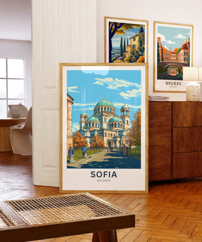 Sofia Travel Poster